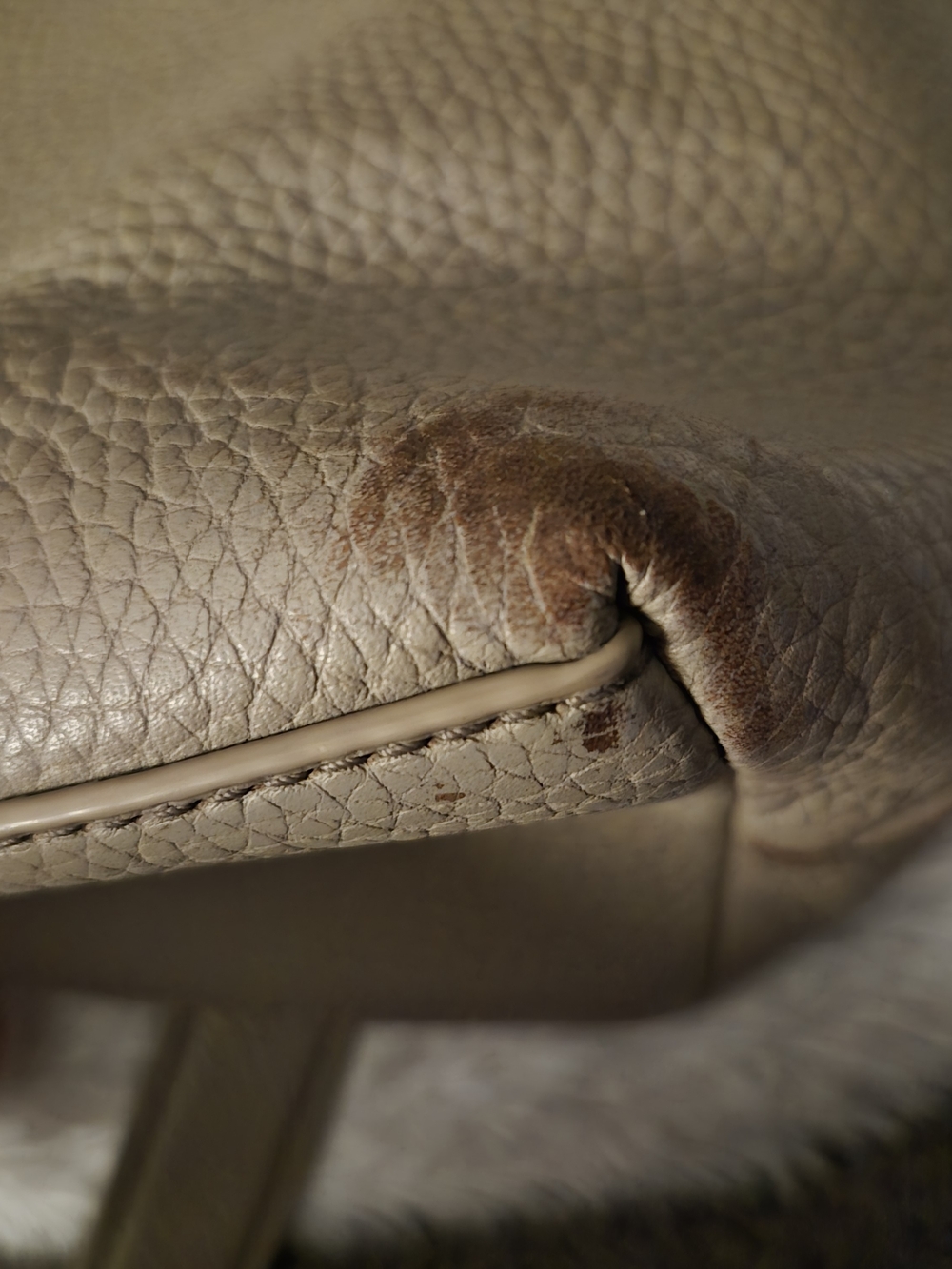 Tory Burch Pebbled Leather Tassel Tote — Taupe - Picture 10 of 10